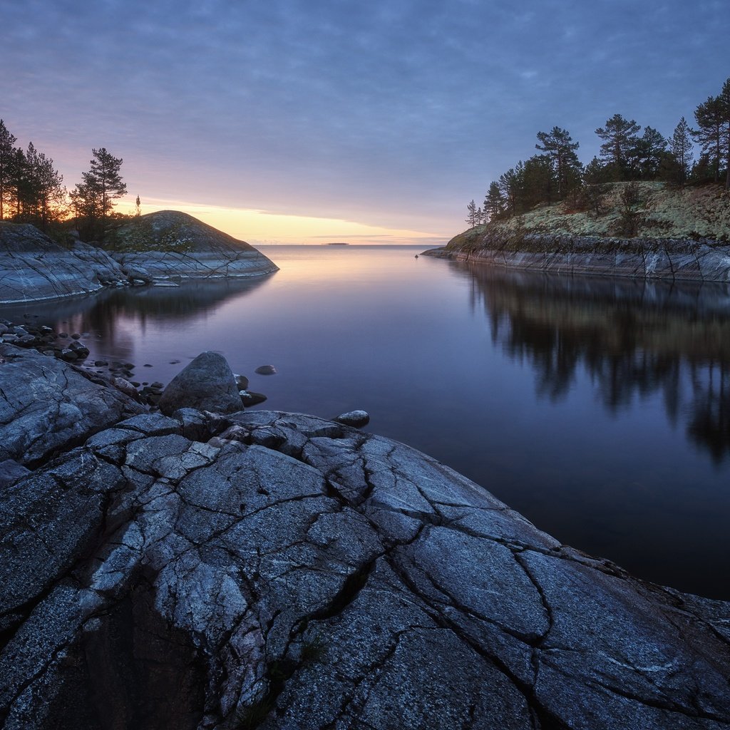 Обои деревья, озеро, природа, камни, пейзаж, ладога, шхеры, ладожское озеро, trees, lake, nature, stones, landscape, ladoga, skerries, lake ladoga разрешение 2250x1406 Загрузить