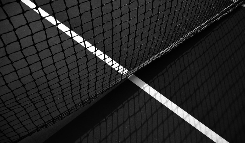 Обои черно-белая, сетка, тенис, black and white, mesh, tennis разрешение 1920x1200 Загрузить