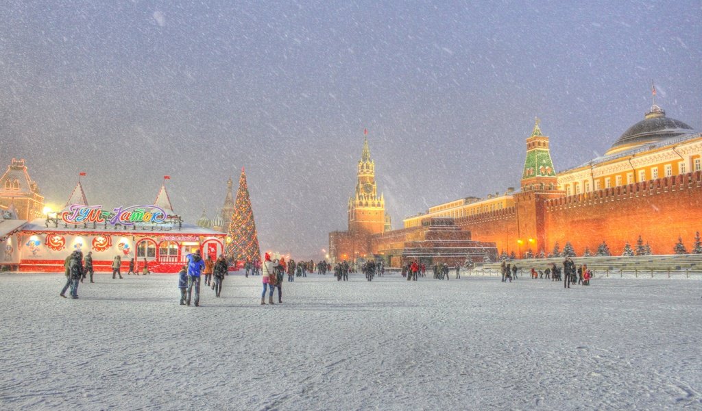 Обои новый год, москва, красная площадь, встреча нового года, new year, moscow, red square разрешение 4752x3168 Загрузить