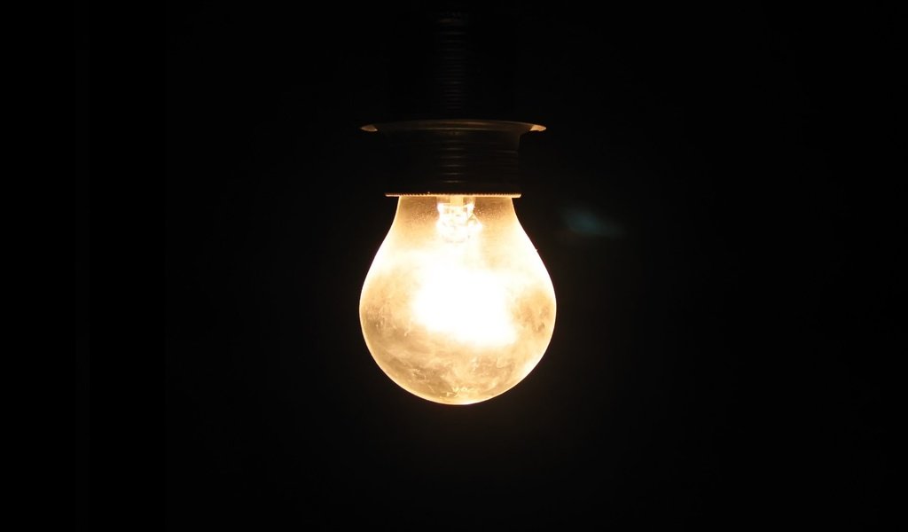 Обои свет, черная, лампочка, light, black, light bulb разрешение 1920x1200 Загрузить