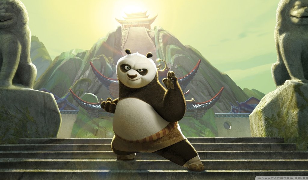 Обои панда, кун-фу панда, panda, kung fu panda разрешение 1920x1080 Загрузить