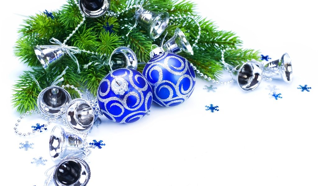 Обои новый год, зима, шарики, рождество, new year, winter, balls, christmas разрешение 2560x1920 Загрузить