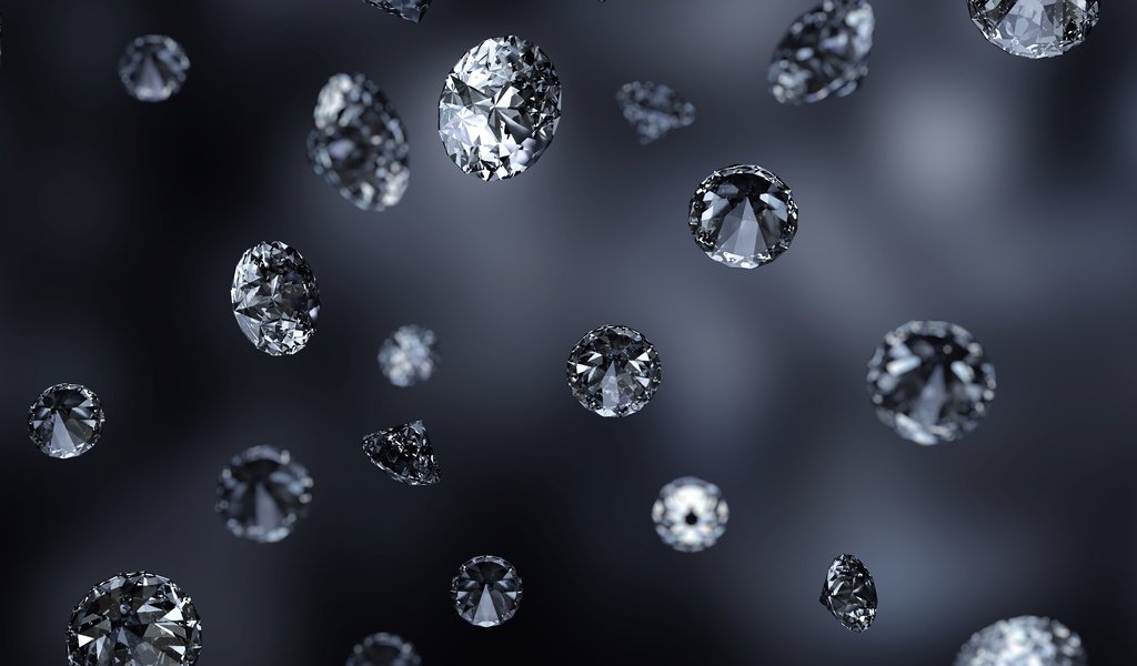 Обои макро, черный фон, бриллианты, алмазы, macro, black background, diamonds разрешение 8000x6000 Загрузить