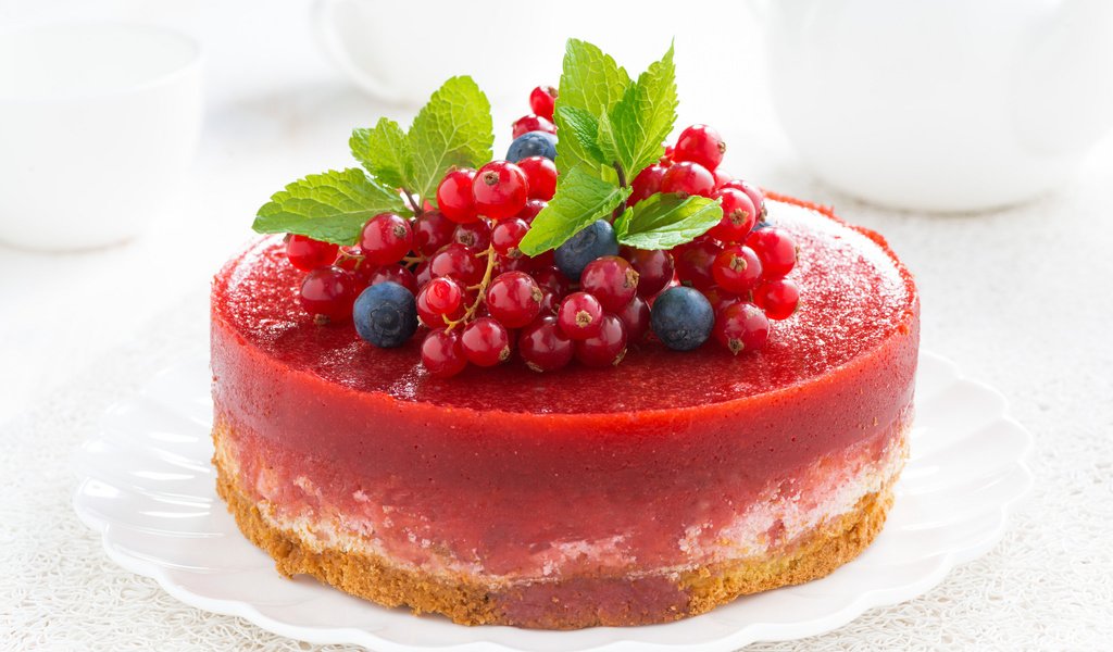 Обои торт, смородина, чизкейк, голубика, cake, currants, cheesecake, blueberries разрешение 2048x1367 Загрузить