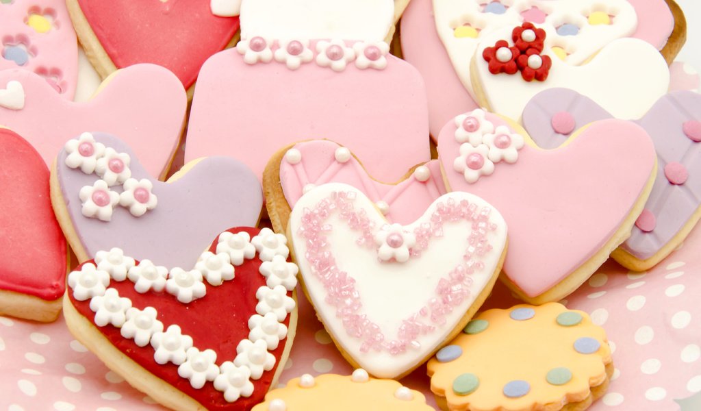 Обои сердце, печенье, выпечка, глазурь, baking, фигурное, сладенько, сердечка, heart, cookies, cakes, glaze, figure, sweet разрешение 4800x3150 Загрузить