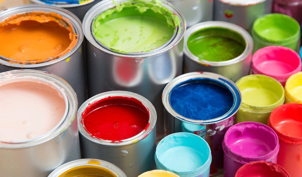 Обои разноцветные, краски, краска, банки, баночки, colorful, paint, banks, jars разрешение 1920x1080 Загрузить