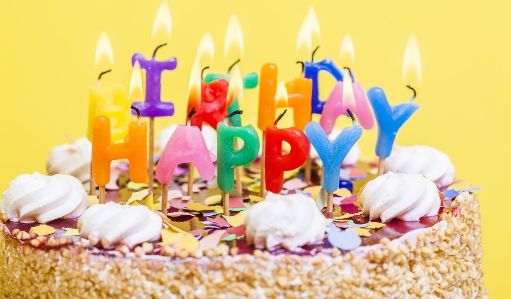 Обои свечи, сладкое, день рождения, торт, десерт, крем, candles, sweet, birthday, cake, dessert, cream разрешение 6960x4640 Загрузить