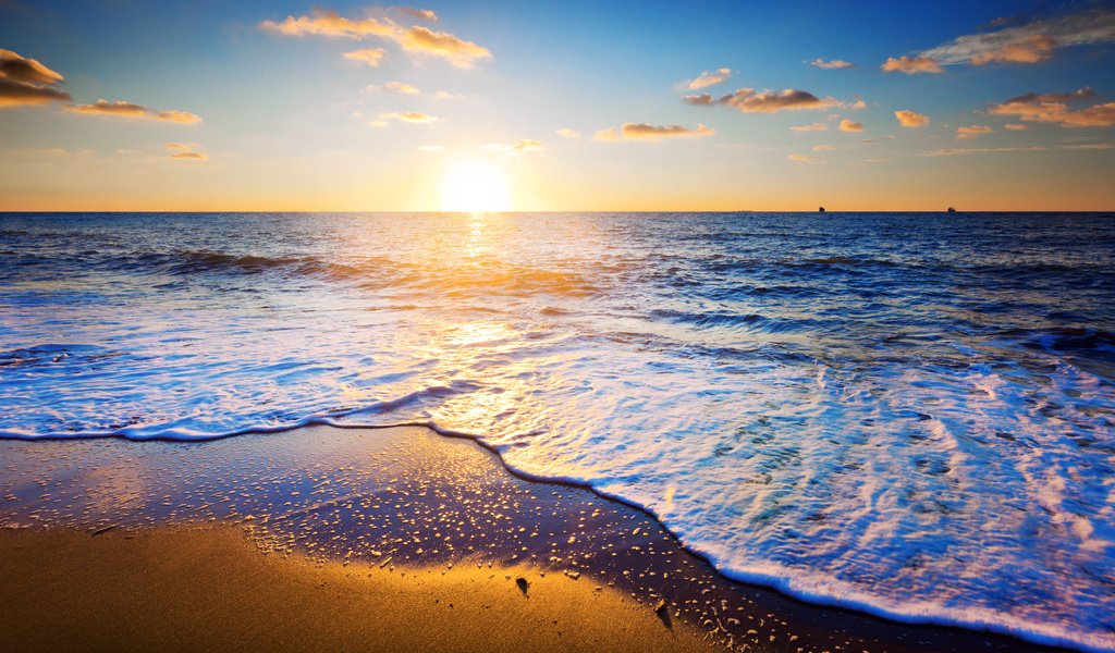 Обои закат, море, пляж, 10, sunset, sea, beach разрешение 5000x3532 Загрузить