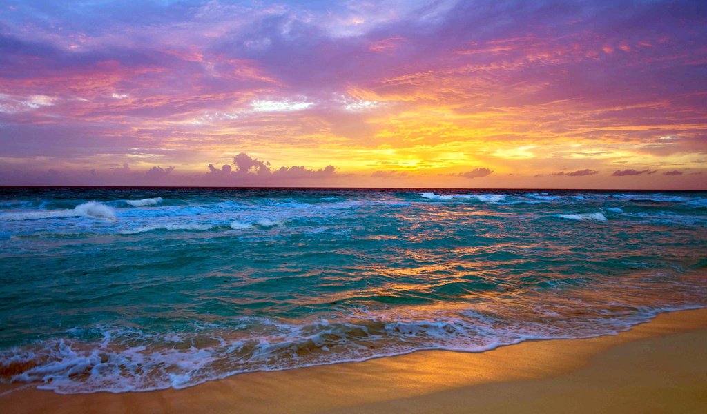 Обои закат, море, пляж, sunset, sea, beach разрешение 5969x3985 Загрузить