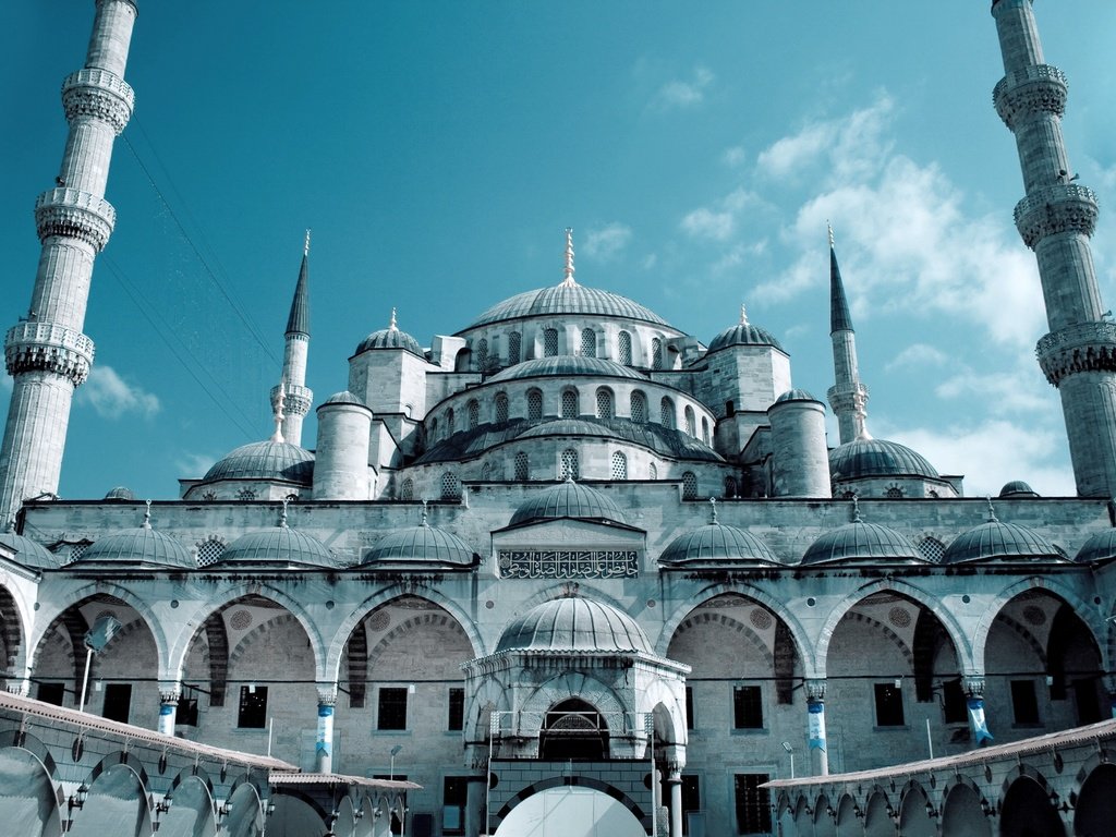 Обои турция, ислам, мечеть султанахмет, стамбул, turkey, islam, sultanahmet mosque, istanbul разрешение 3700x2500 Загрузить
