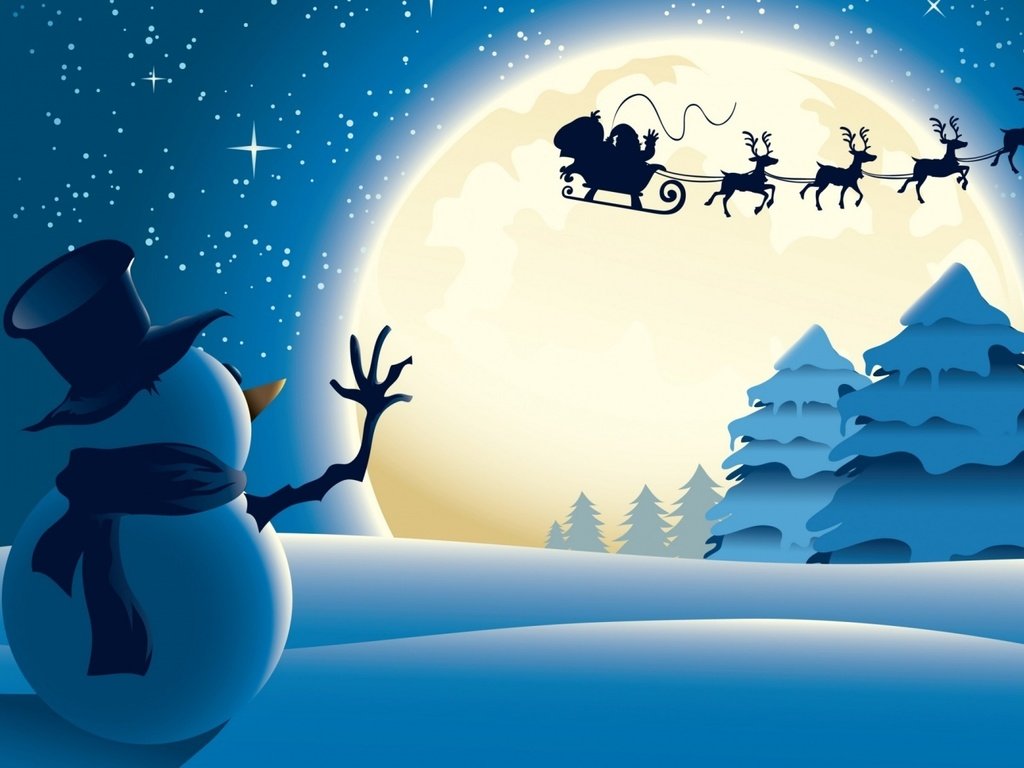 Обои снег, снеговик, елки, олени, рождество, елочная, новогодние олени, snow, snowman, tree, deer, christmas, christmas reindeer разрешение 1920x1200 Загрузить