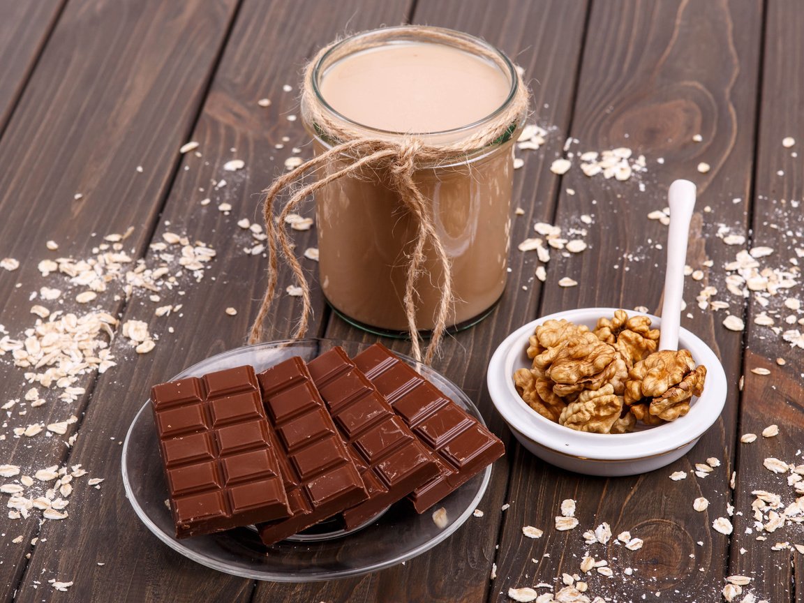 Обои орехи, напиток, шоколад, в шоколаде, какао, nuts, drink, chocolate, cocoa разрешение 5100x3400 Загрузить