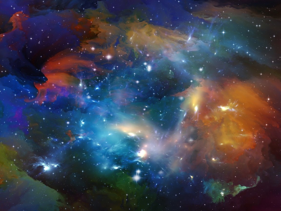 Обои небо, космос, звезды, туманность, the sky, space, stars, nebula разрешение 2880x1800 Загрузить