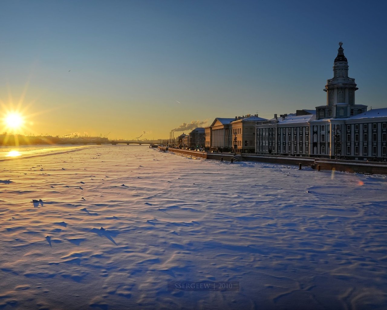 Обои зима, санкт-петербург, serg-sergeew, winter, saint petersburg разрешение 2560x1600 Загрузить