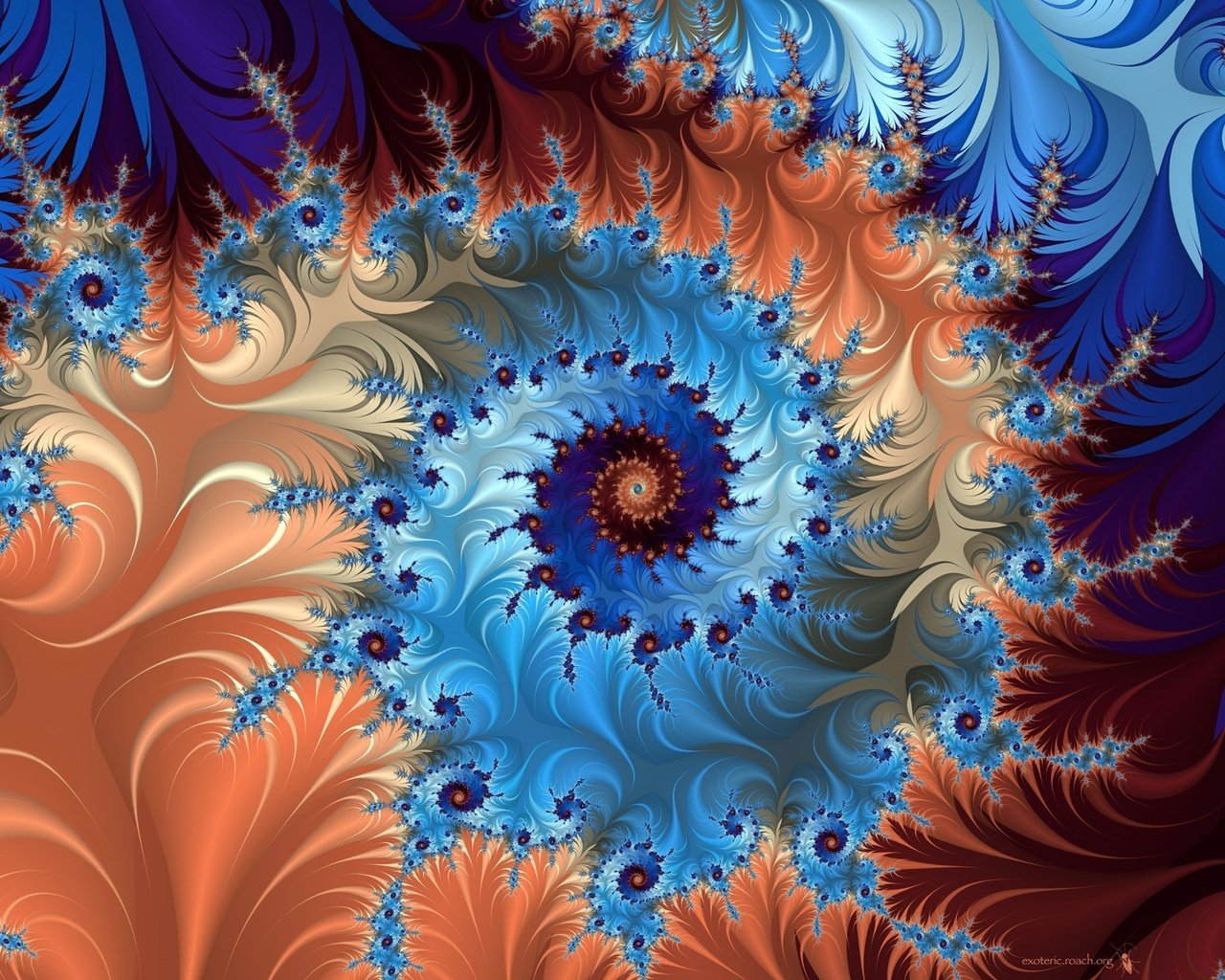 Обои цвет, фракталы, color, fractals разрешение 1920x1200 Загрузить