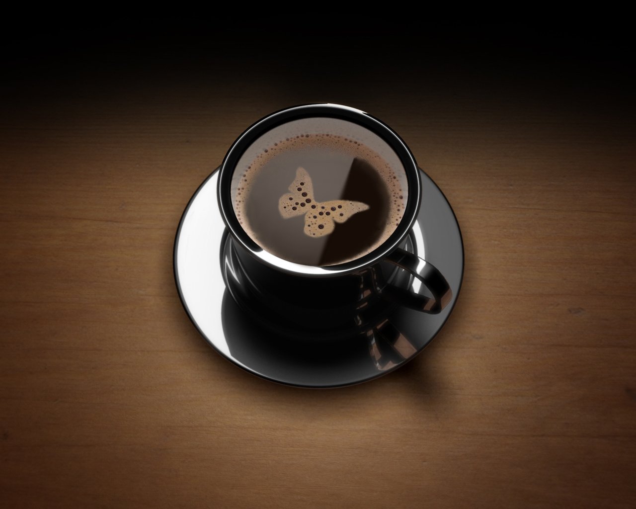 Обои кофе, бабочка, чашка, пенка, coffee, butterfly, cup, foam разрешение 1920x1200 Загрузить