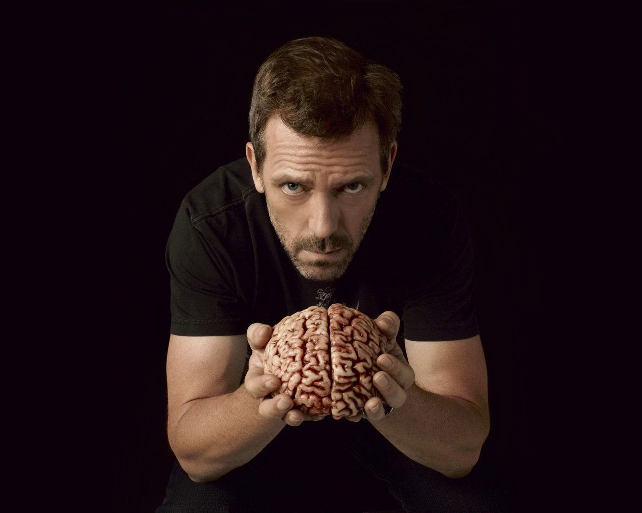 Обои черный, мужчина, вгляд, доктор хаус, мозг, black, male, peer, dr. house, brain разрешение 3040x1900 Загрузить