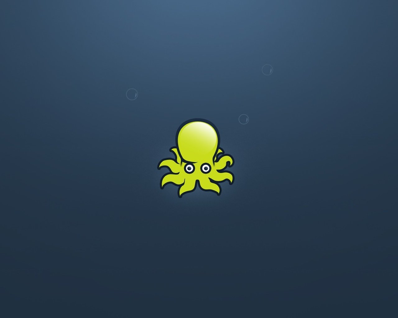 Обои осьминог, пузырьки, octopus, bubbles разрешение 1920x1080 Загрузить