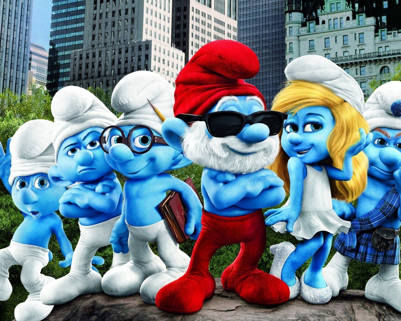 Обои мультик, смурфики, смурфетта, cartoon, the smurfs, smurfette разрешение 2560x1600 Загрузить