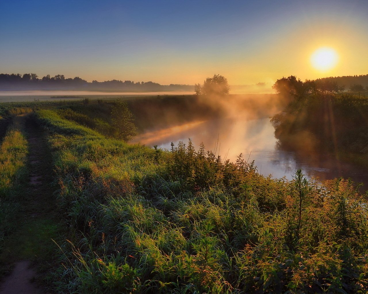 Обои река, природа, утро, туман, украина, тетерев, рыбалка., river, nature, morning, fog, ukraine, grouse, fishing. разрешение 1920x1200 Загрузить