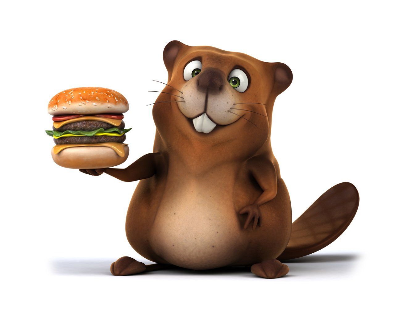 Обои гамбургер, юмор, бобер, зд, hamburger, humor, beaver, zd разрешение 7500x5000 Загрузить