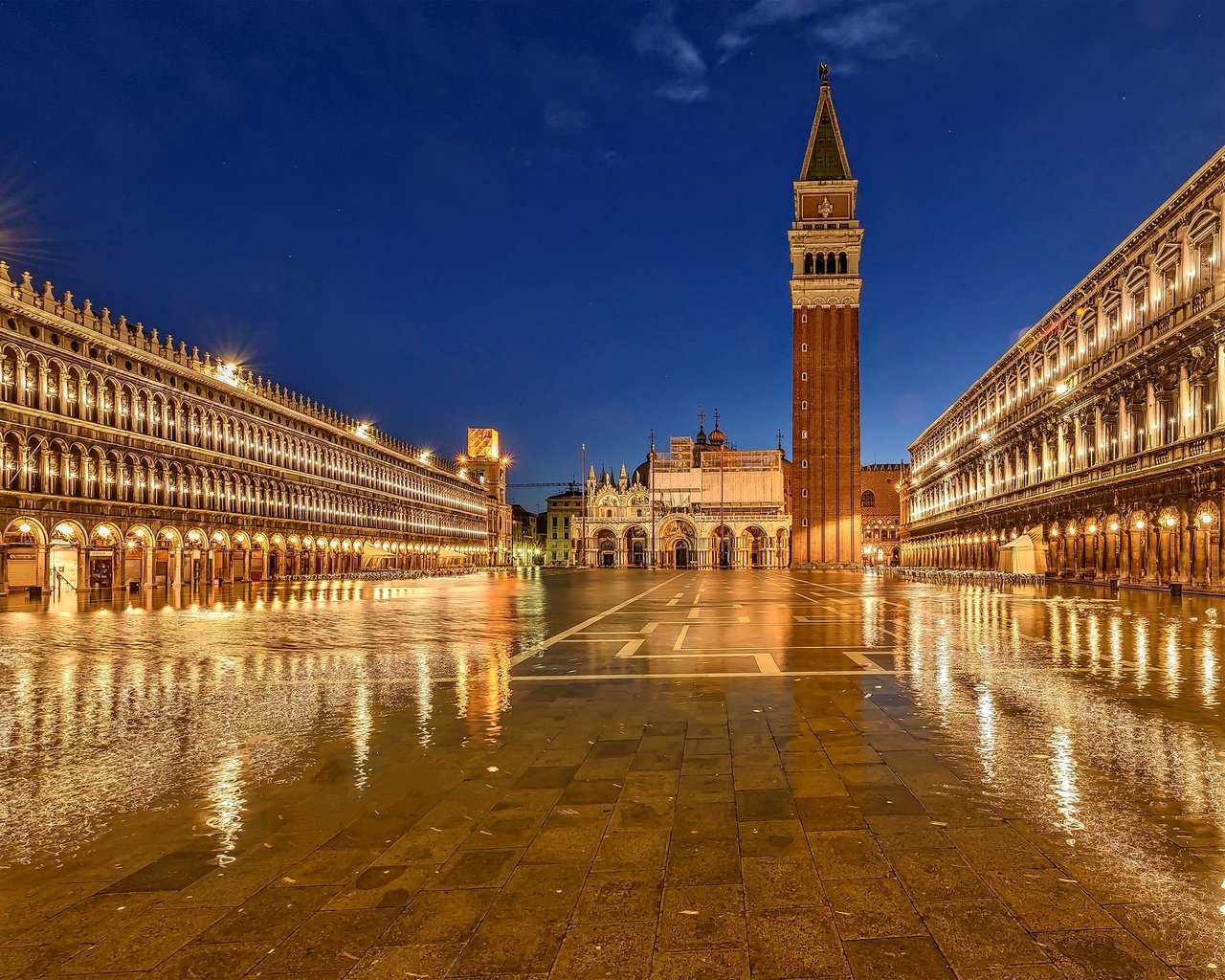 Обои венеция, италия, площадь сан-марко, venice, italy, piazza san marco разрешение 2880x1800 Загрузить