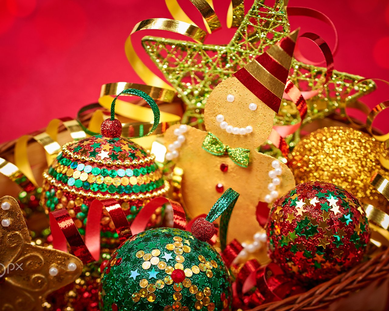 Обои новый год, рождество, елочные игрушки, new year, christmas, christmas decorations разрешение 1920x1200 Загрузить