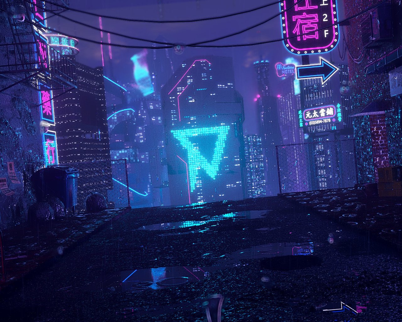 Обои киберпанк, cyberpunk разрешение 1920x1080 Загрузить