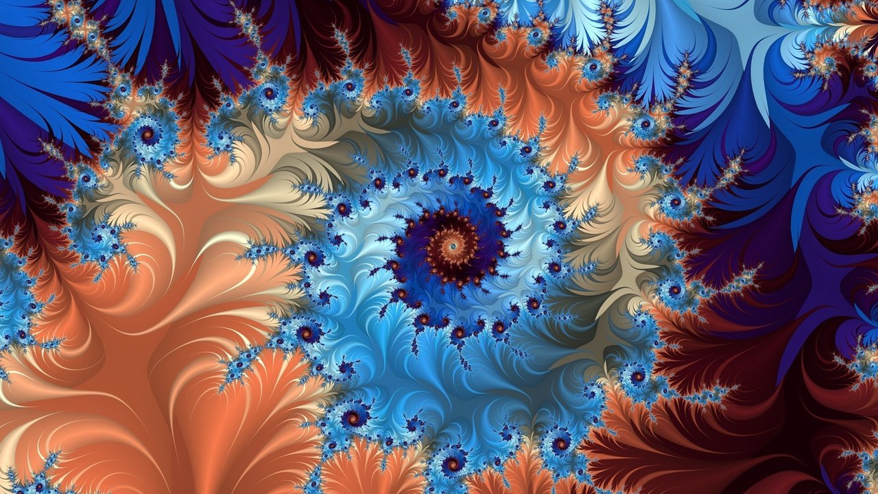 Обои цвет, фракталы, color, fractals разрешение 1920x1200 Загрузить