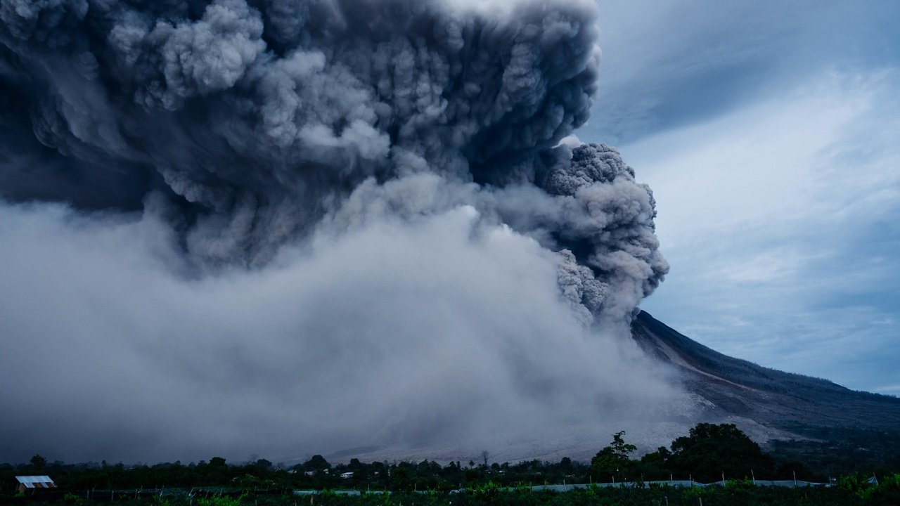 Обои извержение, вулкан, взрыв, the eruption, the volcano, the explosion разрешение 5818x3879 Загрузить