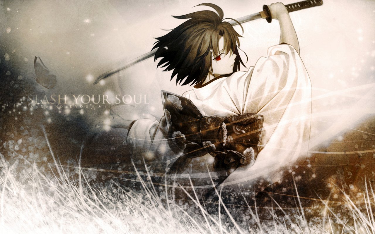 Обои обои, меч, аниме, самурай, wallpaper, sword, anime, samurai разрешение 1920x1080 Загрузить