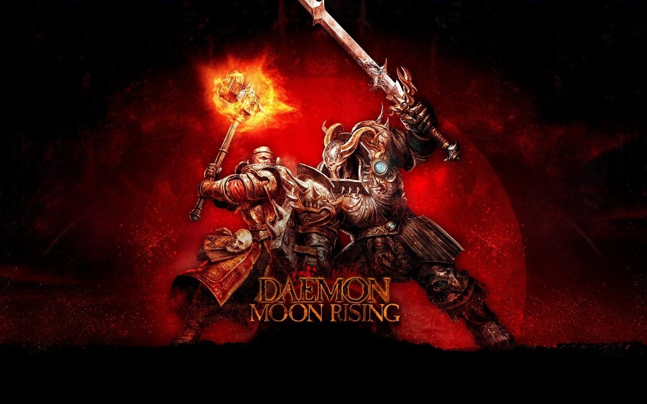 Обои daemon moon rising, сражение, the battle разрешение 1920x1200 Загрузить