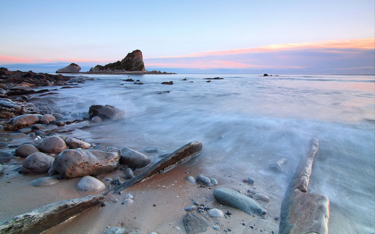 Обои скалы, камни, закат, пейзаж, море, rocks, stones, sunset, landscape, sea разрешение 2880x1921 Загрузить