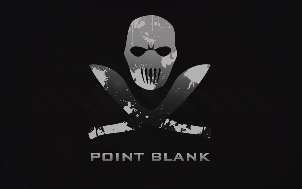 Обои минимализм, черный фон, игра, череп, point blank, minimalism, black background, the game, skull разрешение 1920x1080 Загрузить