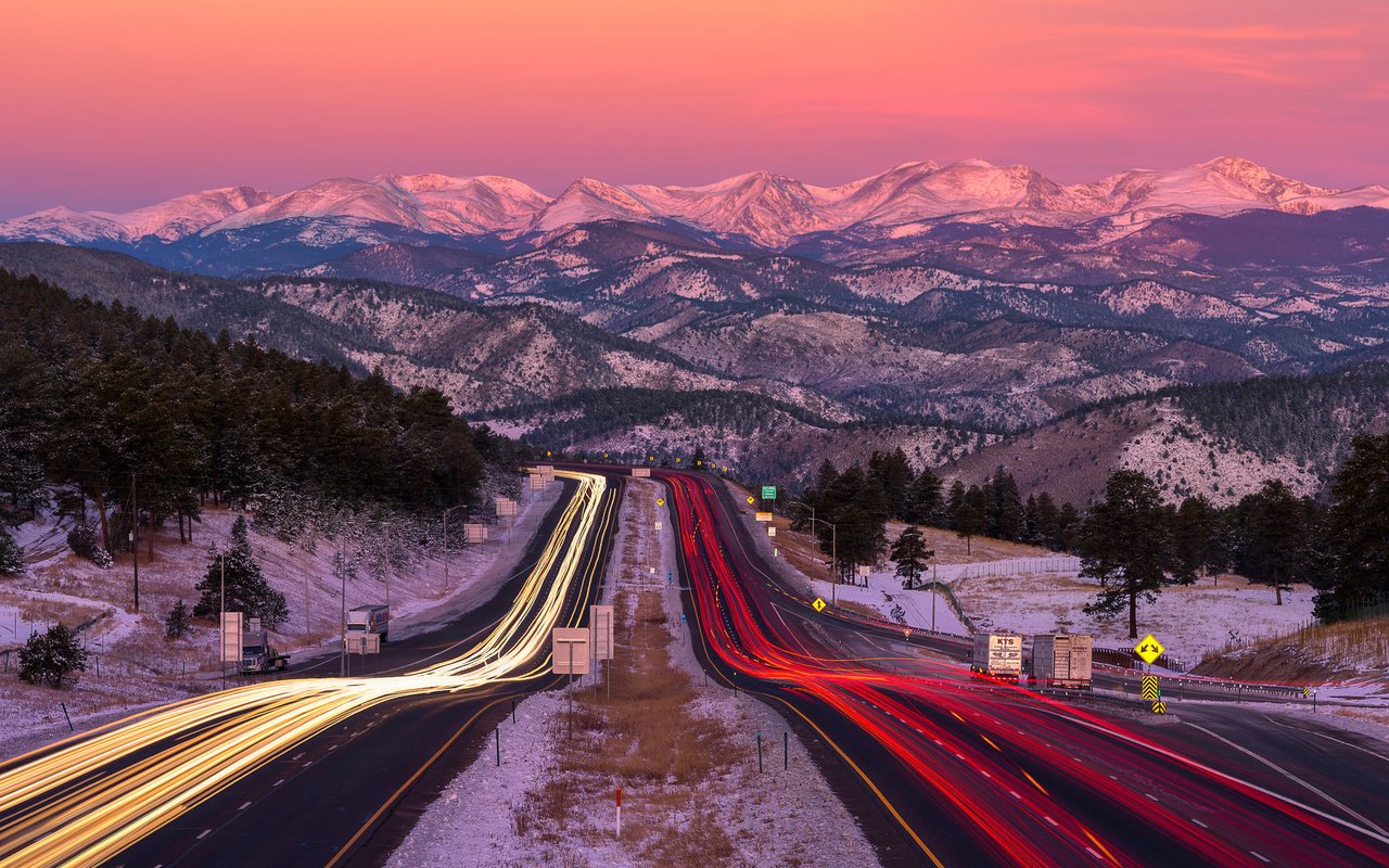 Обои дорога, горы, пейзаж, колорадо, эвергрин, road, mountains, landscape, colorado, evergreen разрешение 1920x1200 Загрузить