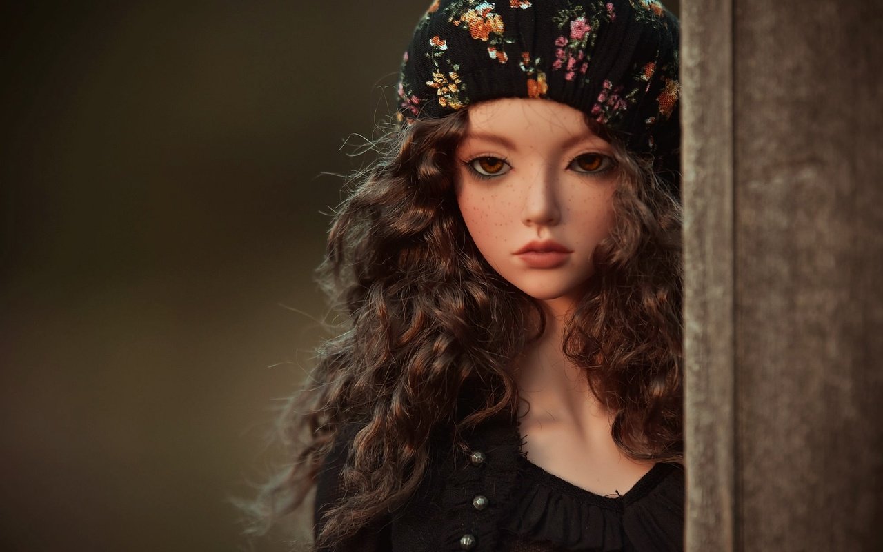 Обои взгляд, игрушка, кукла, волосы, лицо, look, toy, doll, hair, face разрешение 2000x1333 Загрузить