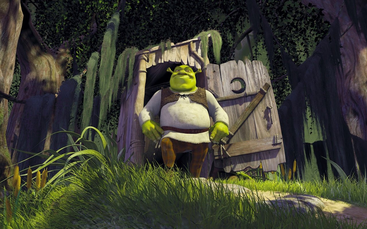 Обои мультфильм, шрек, шрэк, cartoon, shrek разрешение 3000x1808 Загрузить