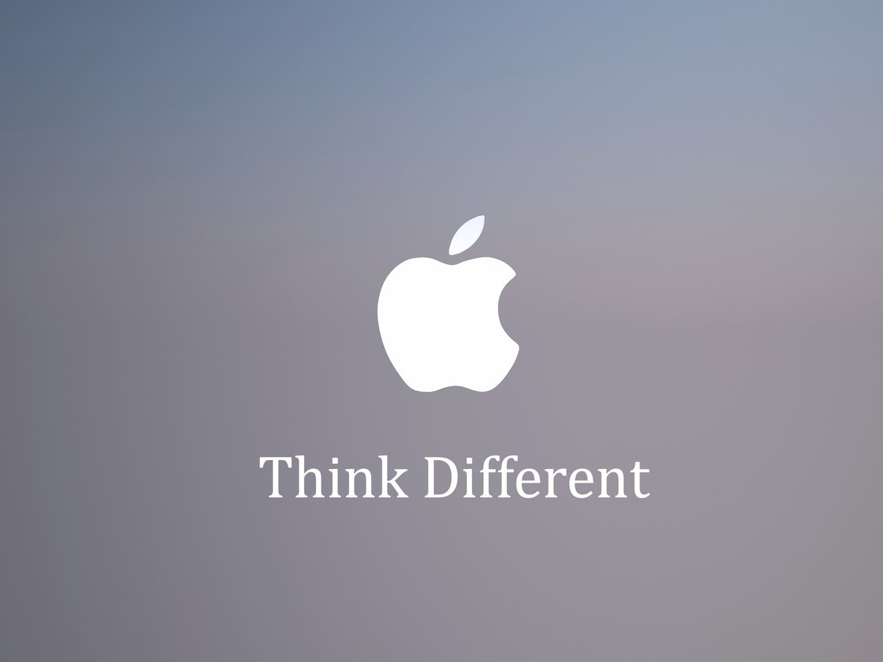 Обои яблоко, think different, слоган., эппл, apple, slogan. разрешение 3840x2160 Загрузить