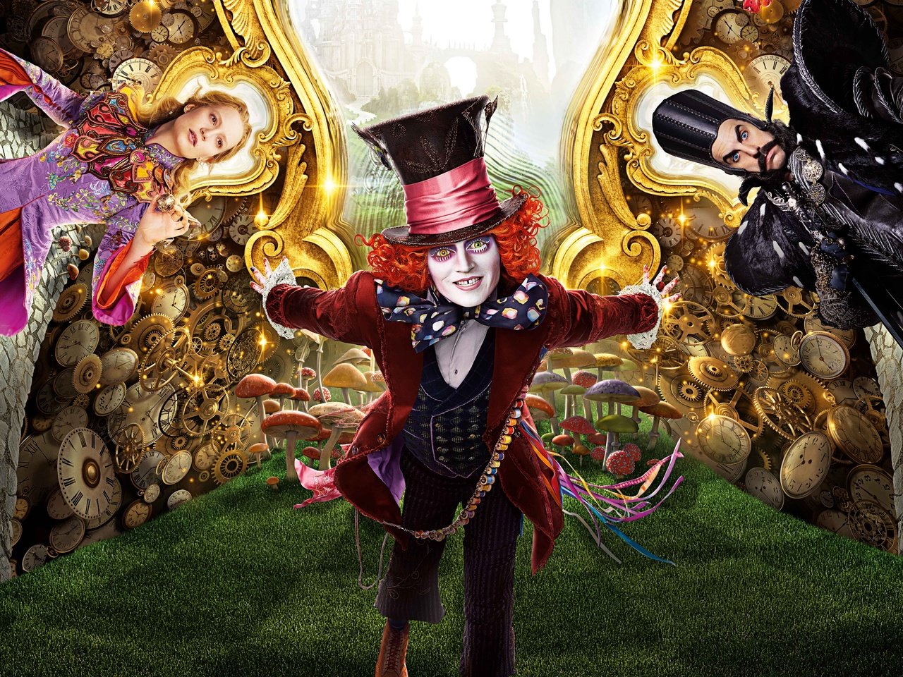 Обои джони депп, джонни депп, кино, 2016, alice through the looking glass, ultra hd 8k, алиса в зазеркалье, johnny depp, movie, alice in wonderland разрешение 5120x2880 Загрузить