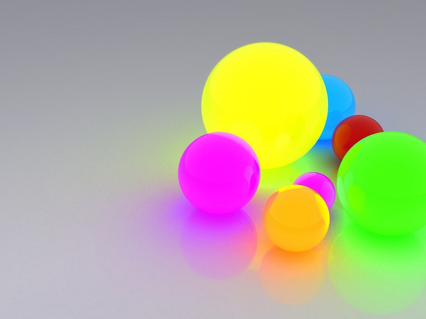 Обои светящиеся шары, glowing orbs разрешение 1920x1080 Загрузить