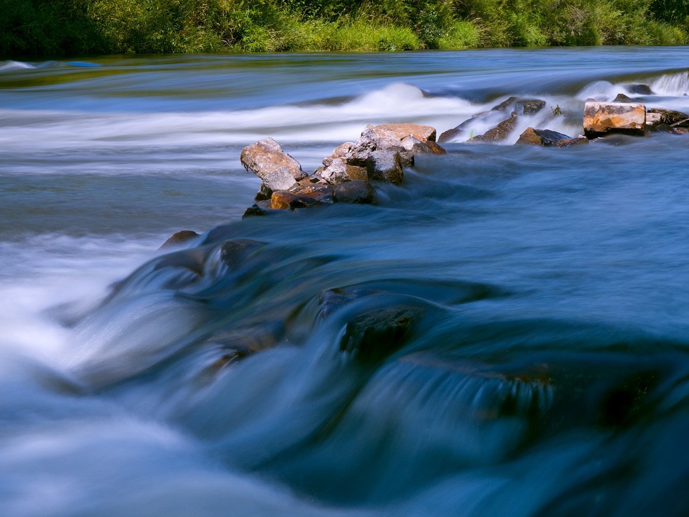 Обои вода, река, природа, камни, течение, water, river, nature, stones, for разрешение 1920x1080 Загрузить