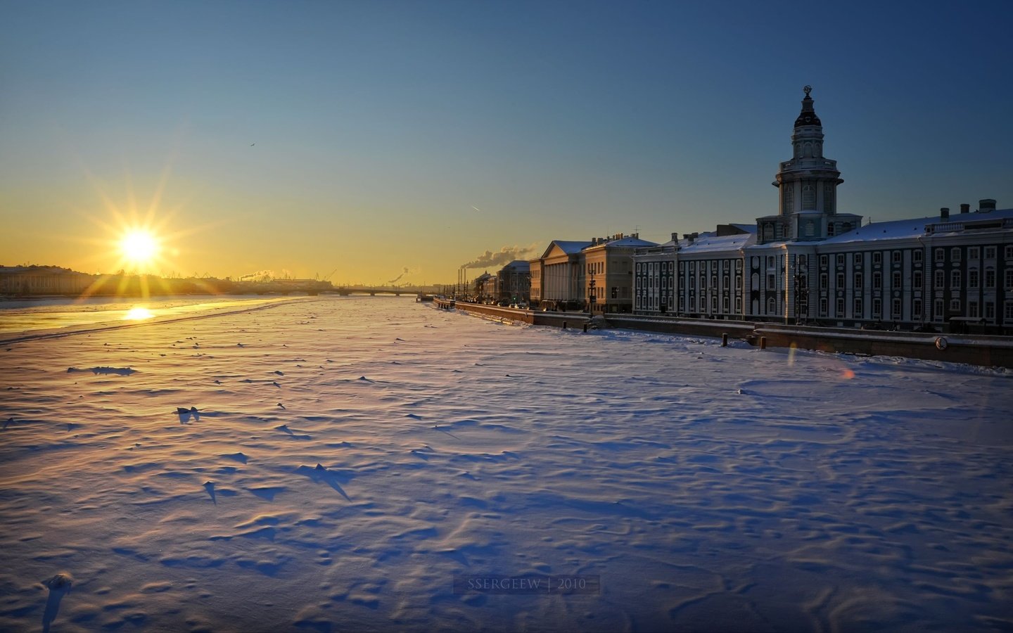 Обои зима, санкт-петербург, serg-sergeew, winter, saint petersburg разрешение 2560x1600 Загрузить