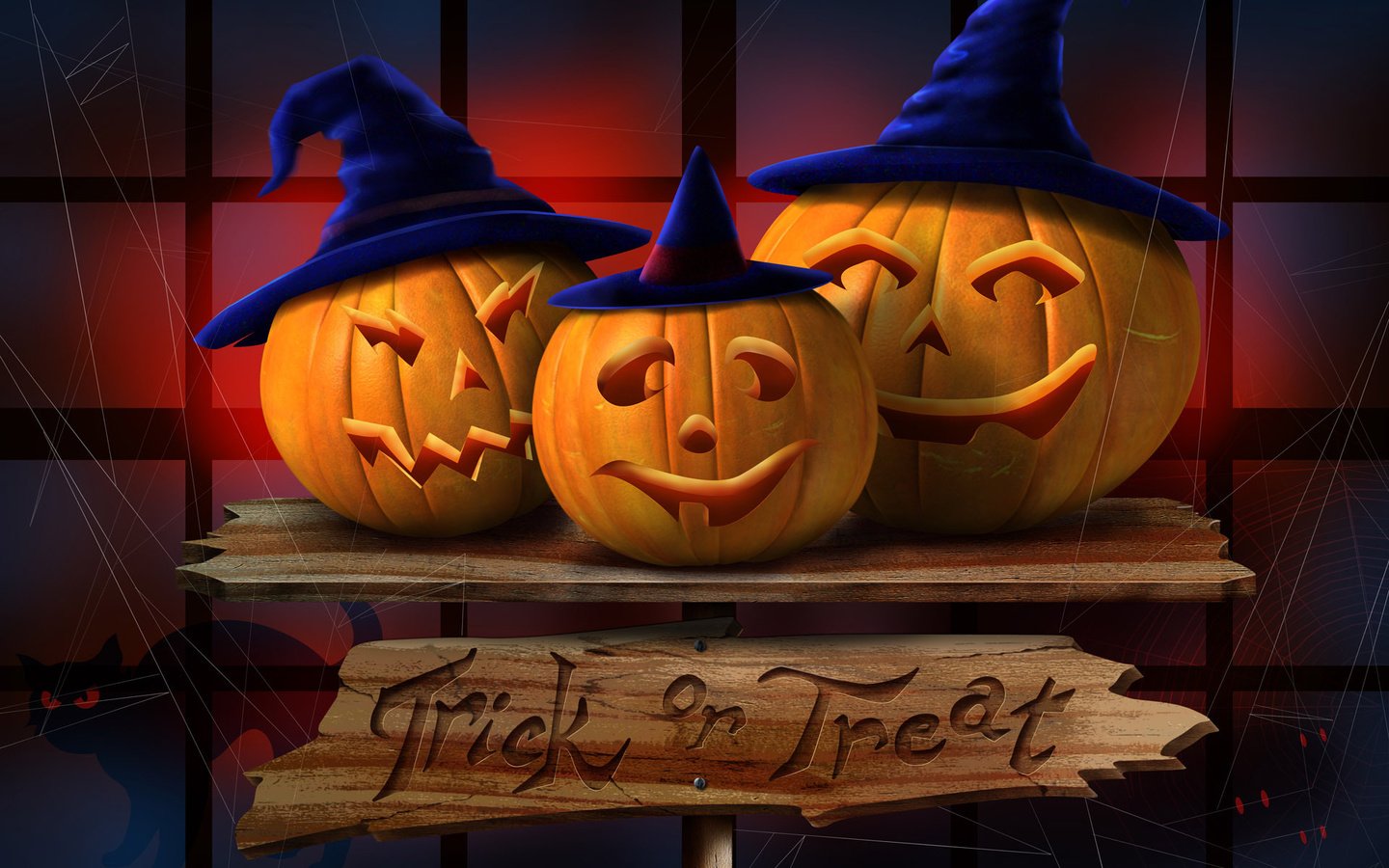 Обои хэллоуин, оранжевые, хеллоуин, тыквы, halloween, orange, pumpkin разрешение 1920x1200 Загрузить