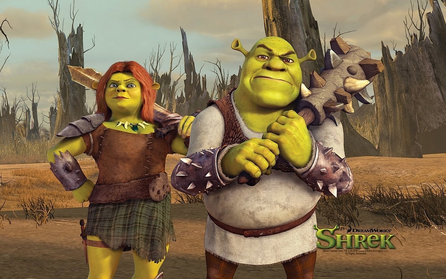 Обои шрек, фиона, shrek, fiona разрешение 1920x1080 Загрузить