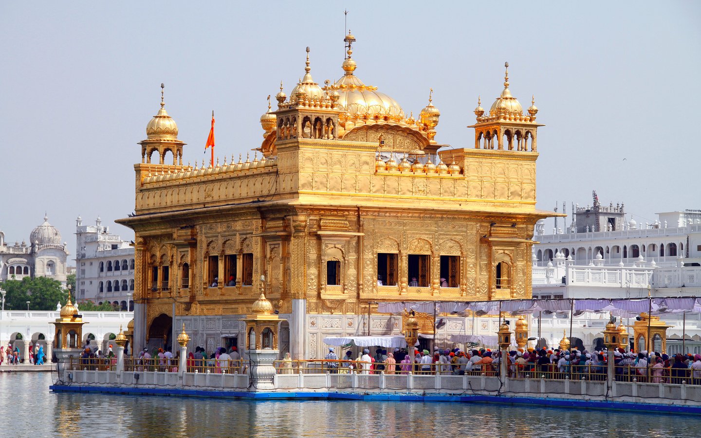 Обои храм, индия, амритсар, пенджаб, хармандир-сахиб, золотой храм, temple, india, amritsar, punjab, golden sahib, golden temple разрешение 5184x3456 Загрузить