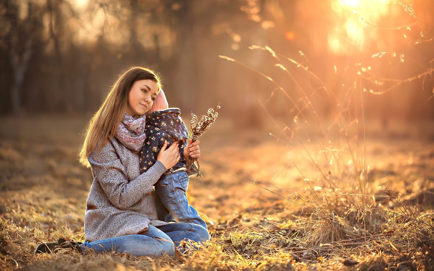 Обои природа, мать, ветки, ребенок, мама, малыш, женщина, объятия, верба, nature, mother, branches, child, mom, baby, woman, hugs, verba разрешение 2200x1469 Загрузить