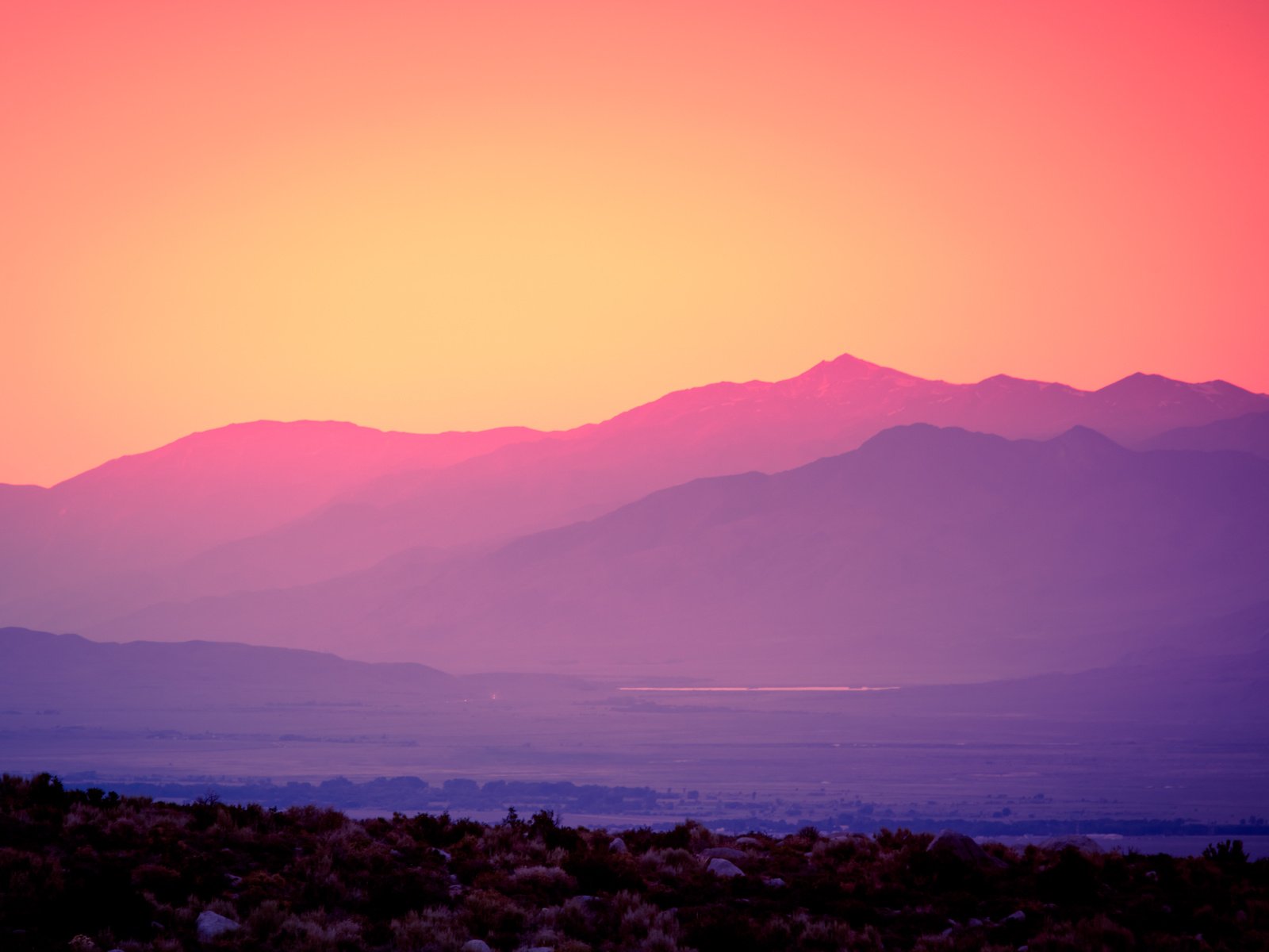 Обои горы, закат, mountains, sunset разрешение 5276x3517 Загрузить