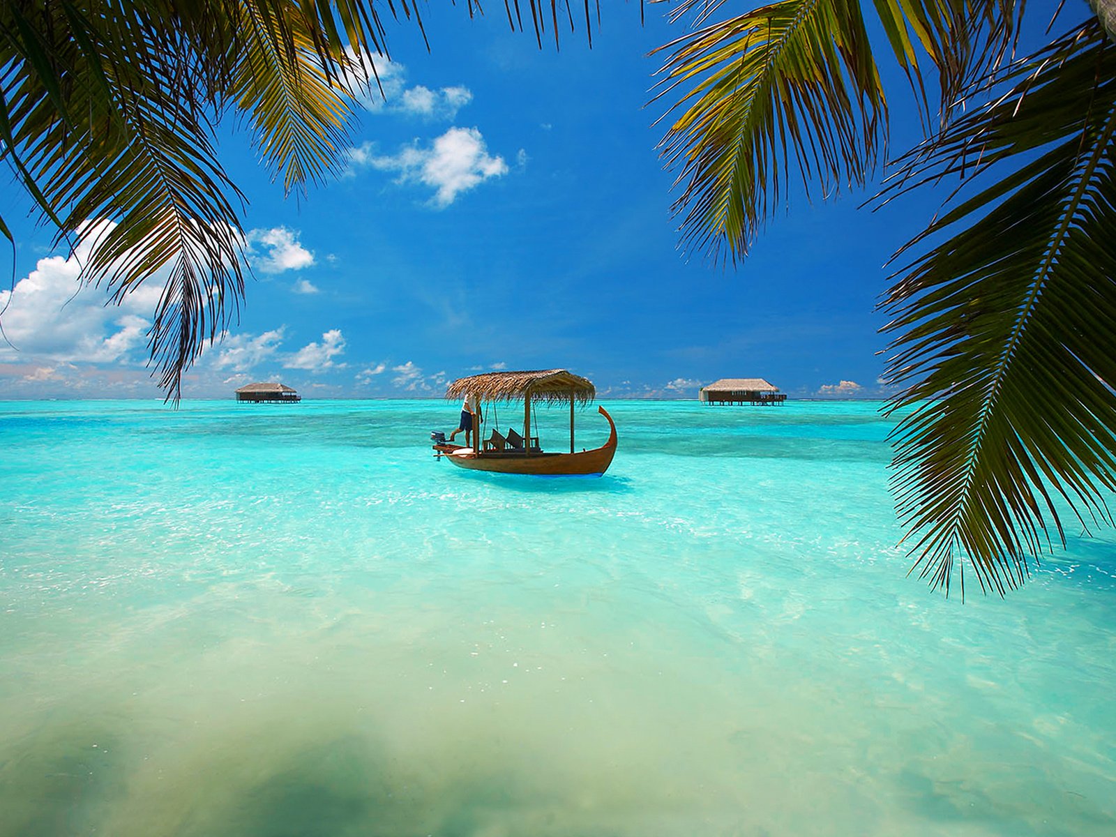 Обои море, лодка, отдых, бунгало, тропики, мальдивы, sea, boat, stay, bungalow, tropics, the maldives разрешение 1920x1297 Загрузить