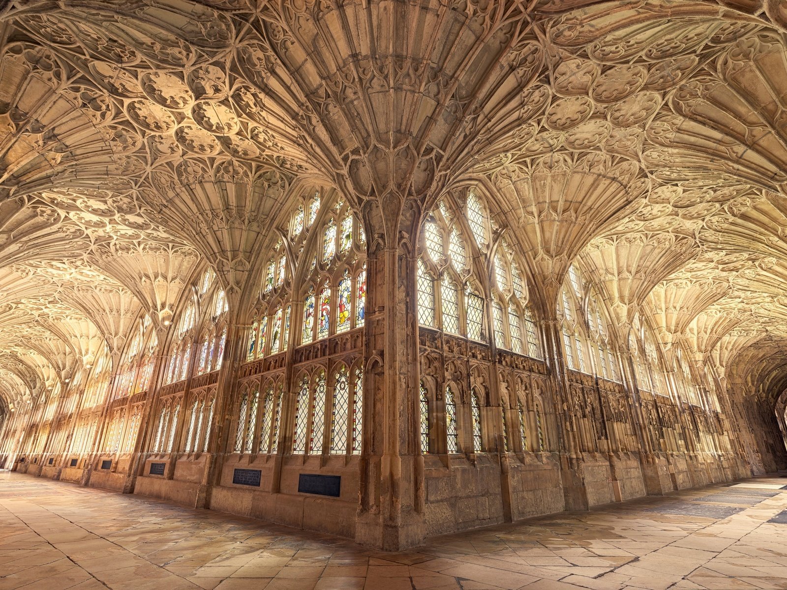 Обои англия, архитектура, опора, свод, глостерский собор, england, architecture, support, arch, gloucester cathedral разрешение 2048x1367 Загрузить