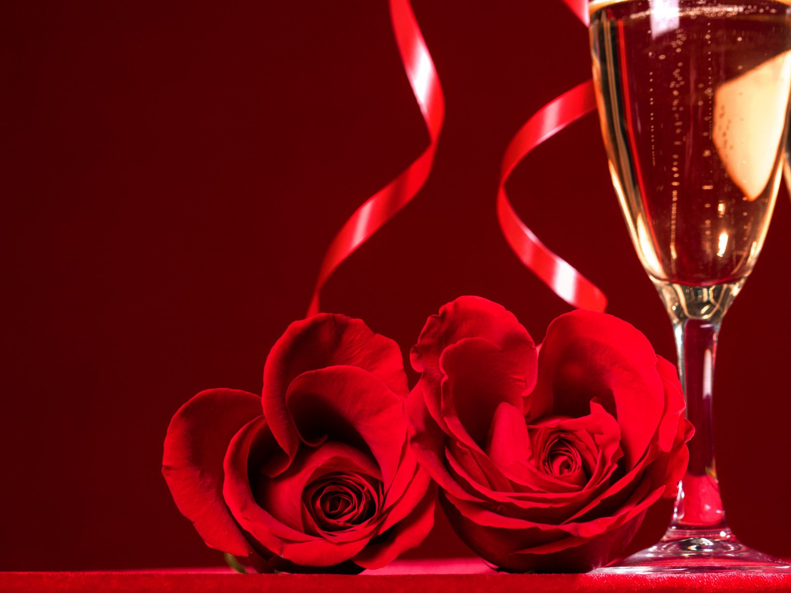 Обои цветок, роза, бокалы, шампанское, день святого валентина, влюбленная, flower, rose, glasses, champagne, valentine's day, love разрешение 1920x1200 Загрузить